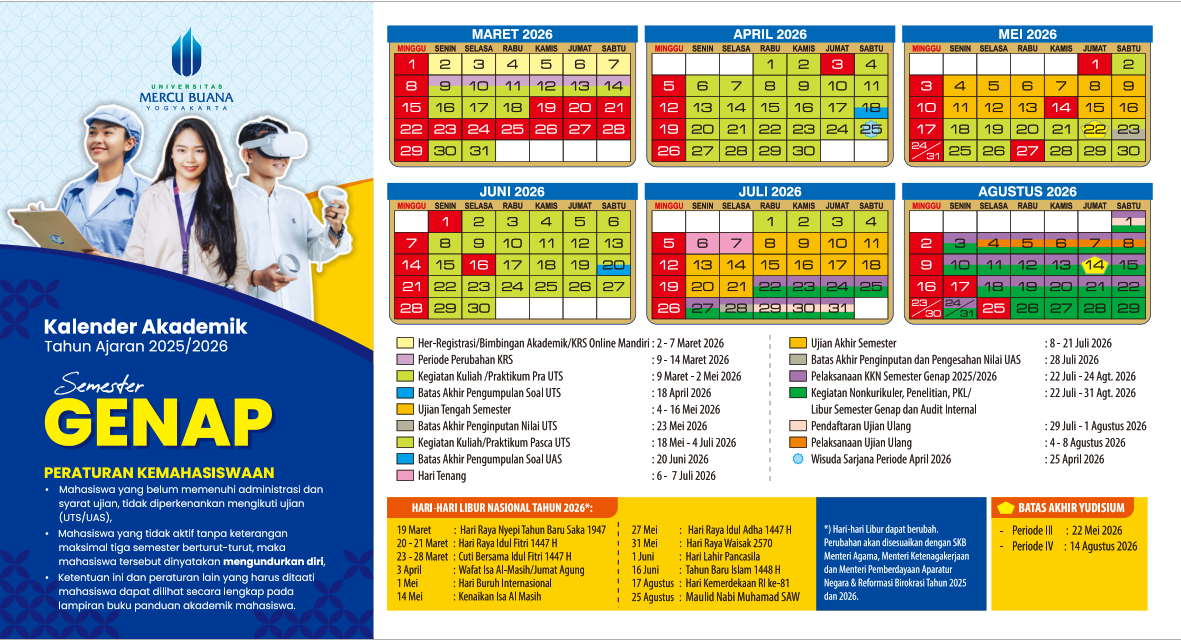 KALENDER AKADEMIK GENAP 2025-2026