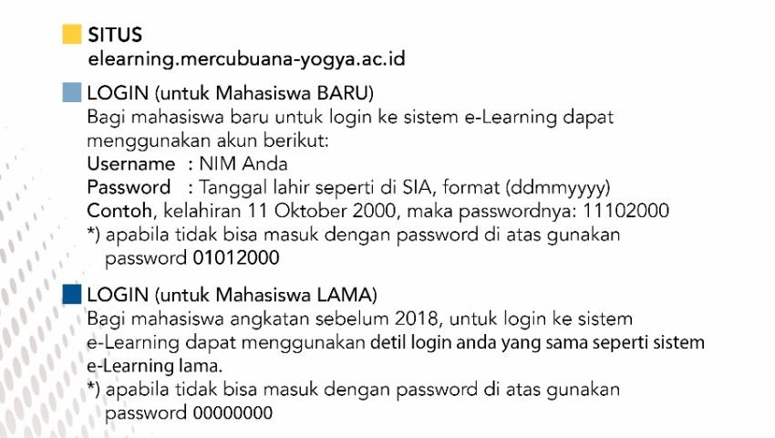 INFORMASI E-LEARNING UMBY